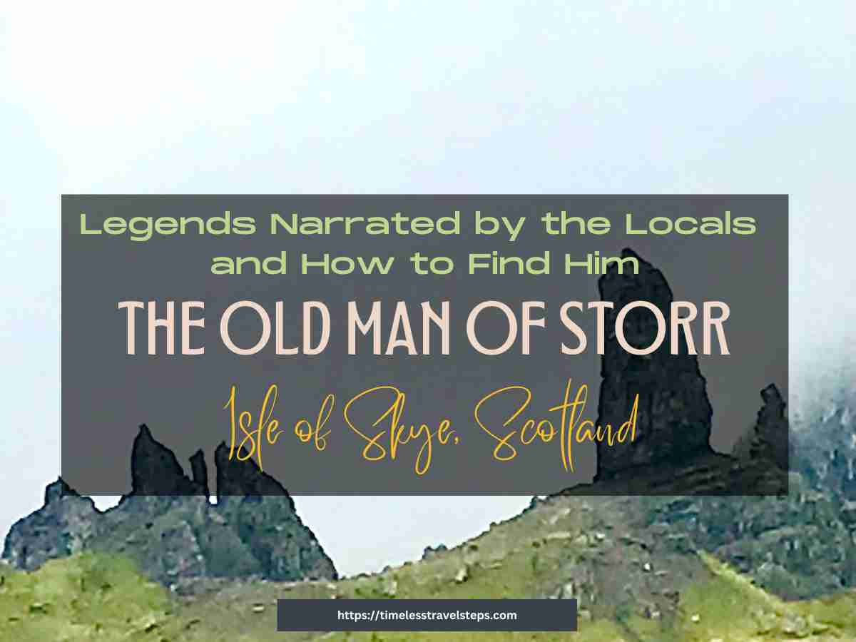 Legends of the Old Man of Storr + how to find him ©timelesstravelsteps.com