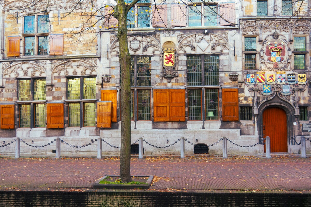 Front of the Prinsenhof in Delft