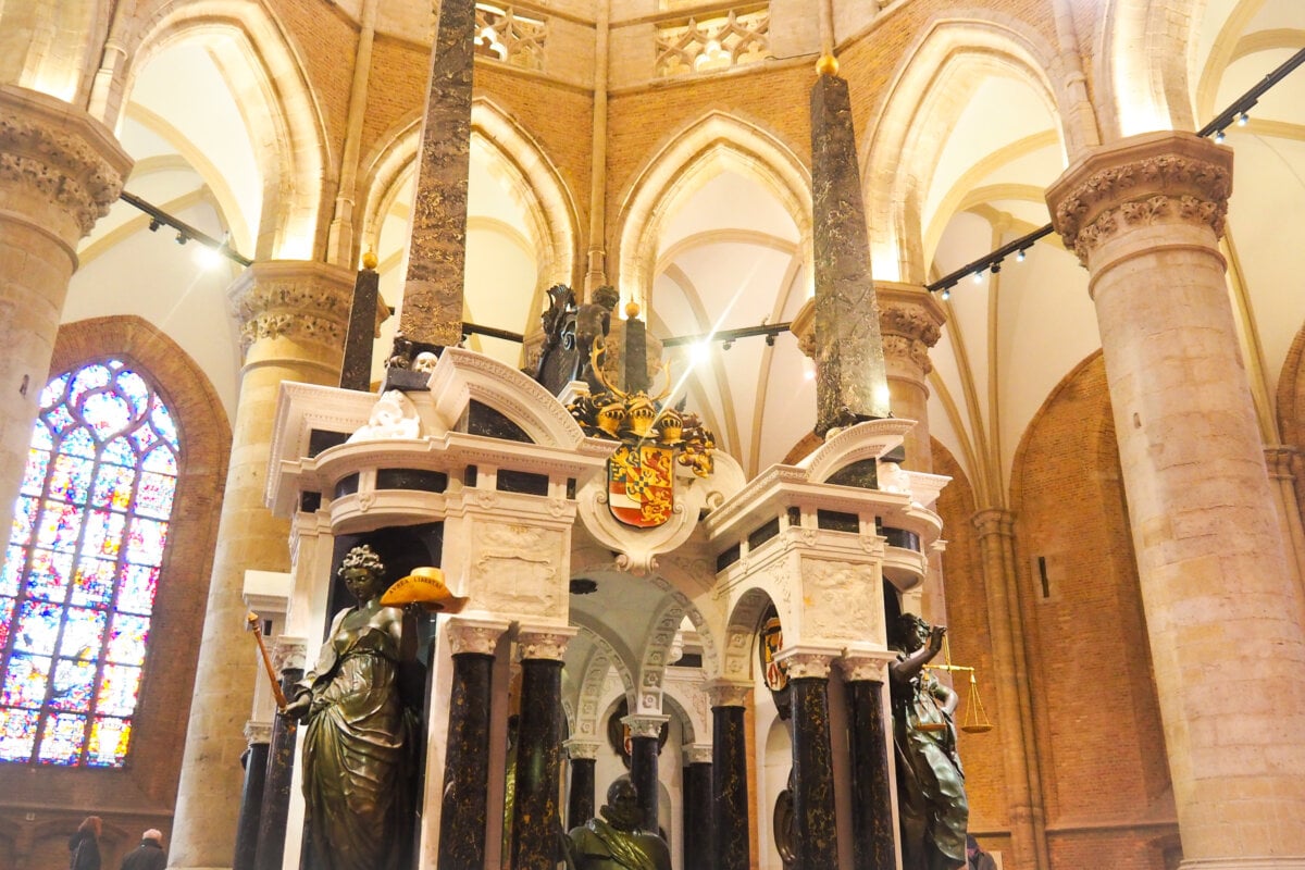 William of Orange Mausoleum inside the Nieuw Kerk (New Church)