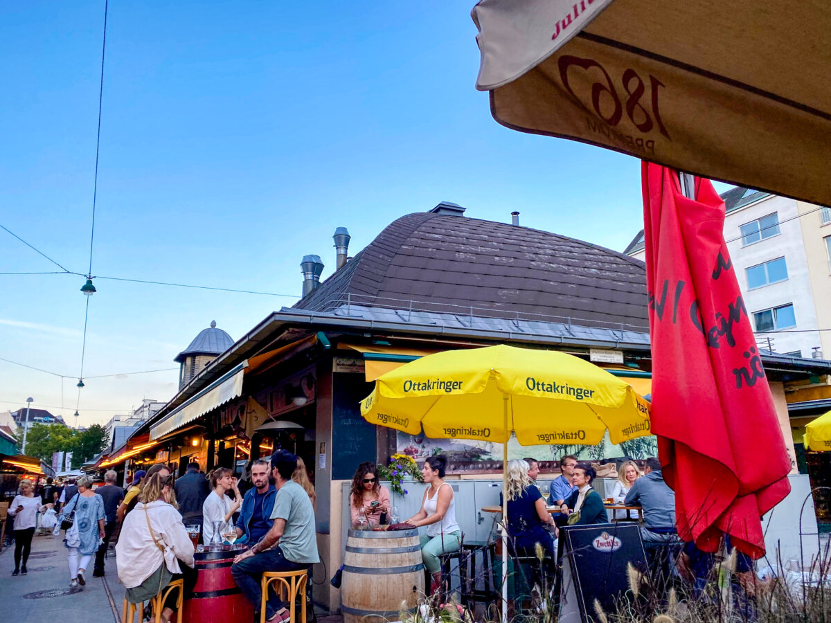 Dining at Naschmarkt, Vienna