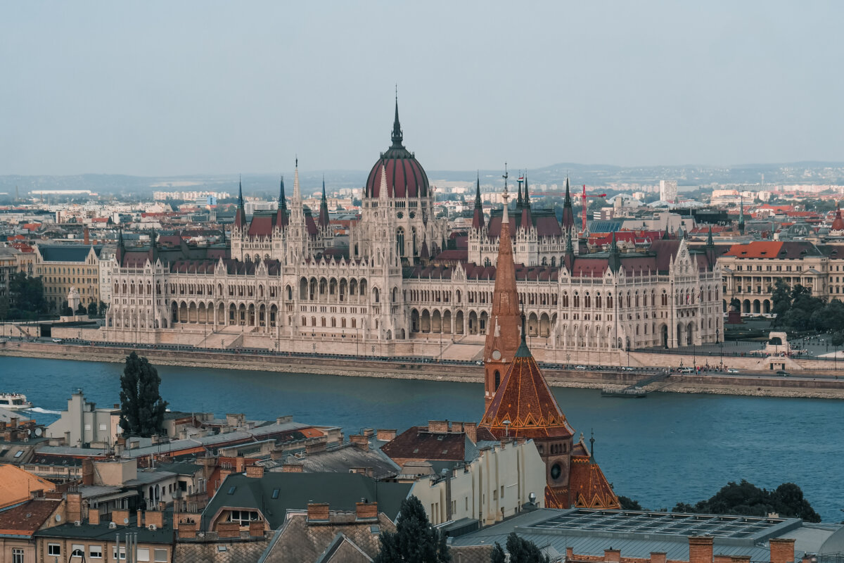 View of Hungarian Parliament Building