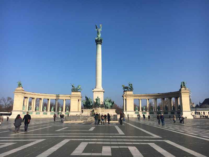 Heroes' Square in Budapest