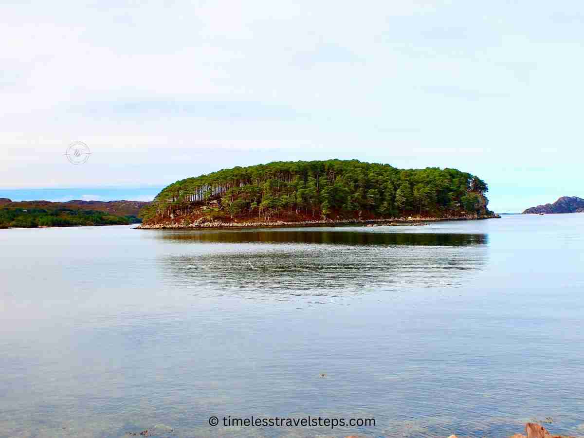 a serene view of Shieldaig Island Scotland | Shieldaig, one of the prettiest villages in the Scottish Highland