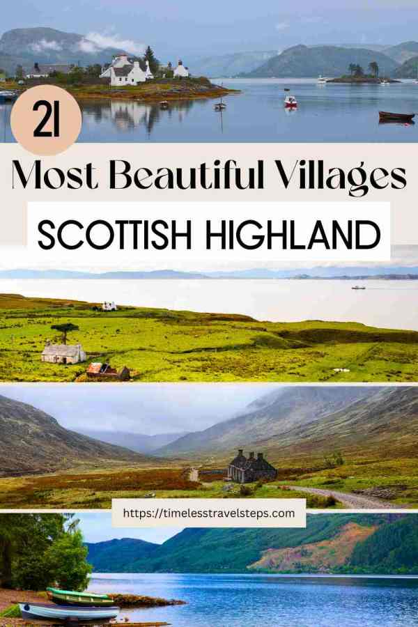 SCOTTISH HIGHLAND VILLAGES pin 1 | timeless travel steps 