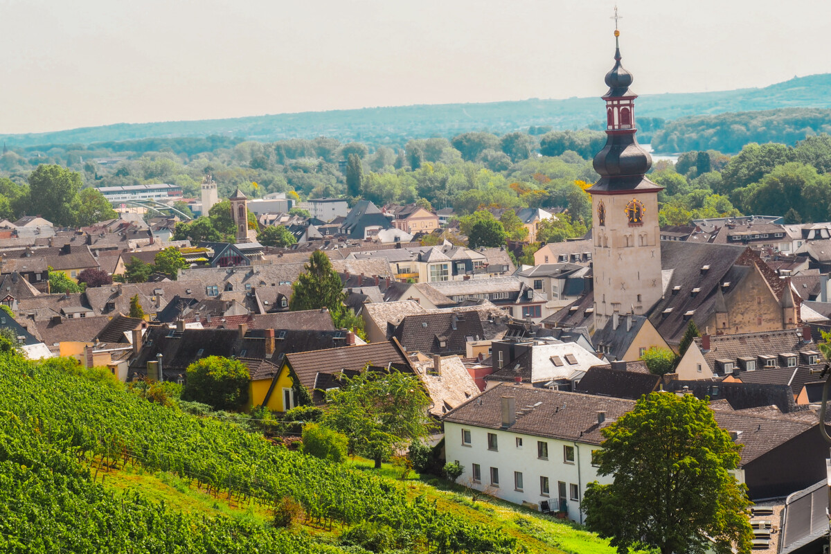 Charming Town of Rüdesheim am Rhein, Germany