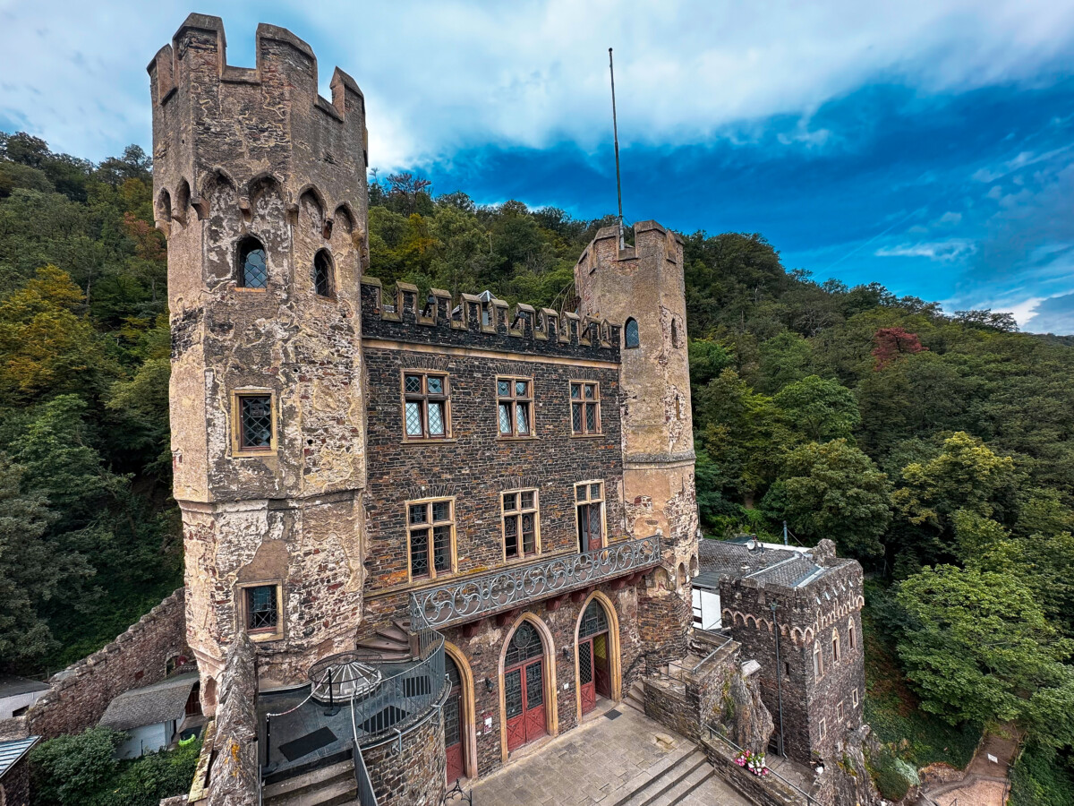 Rheinstein Castle from top of Tower