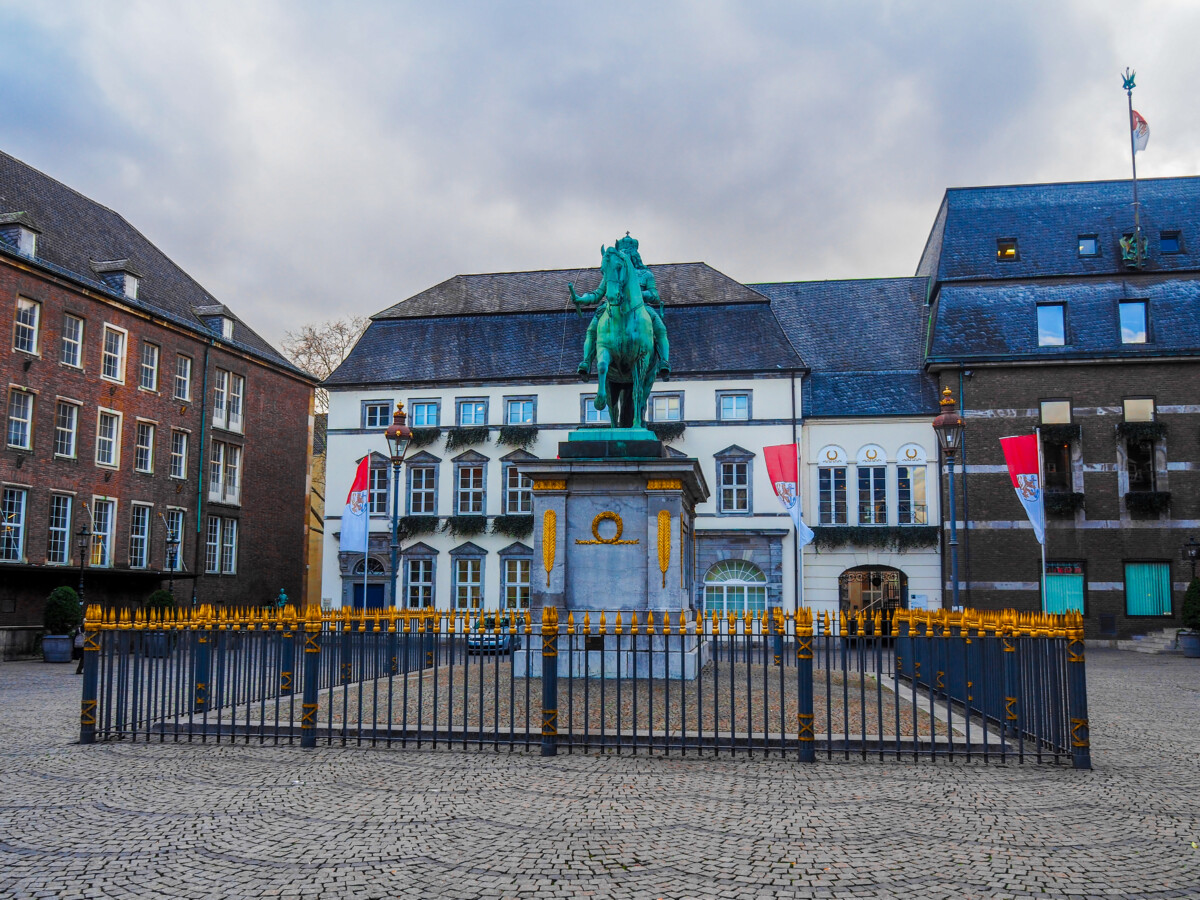 Rathaus Square, Old Town Düsseldorf, Germany