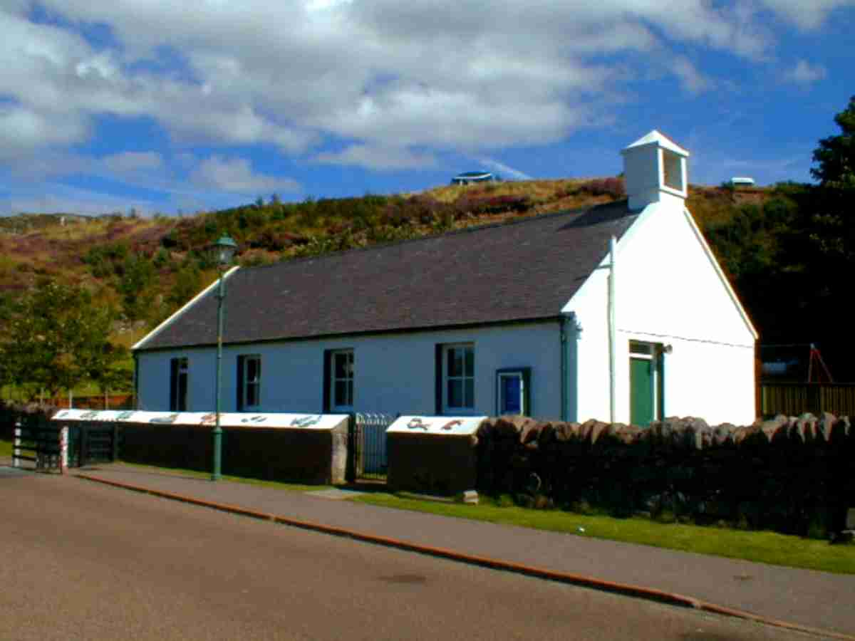 side view of Shieldaig Church, Church of Scotland