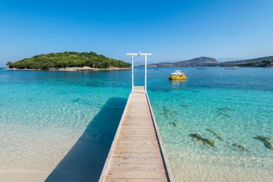 Albania Ksamil beach