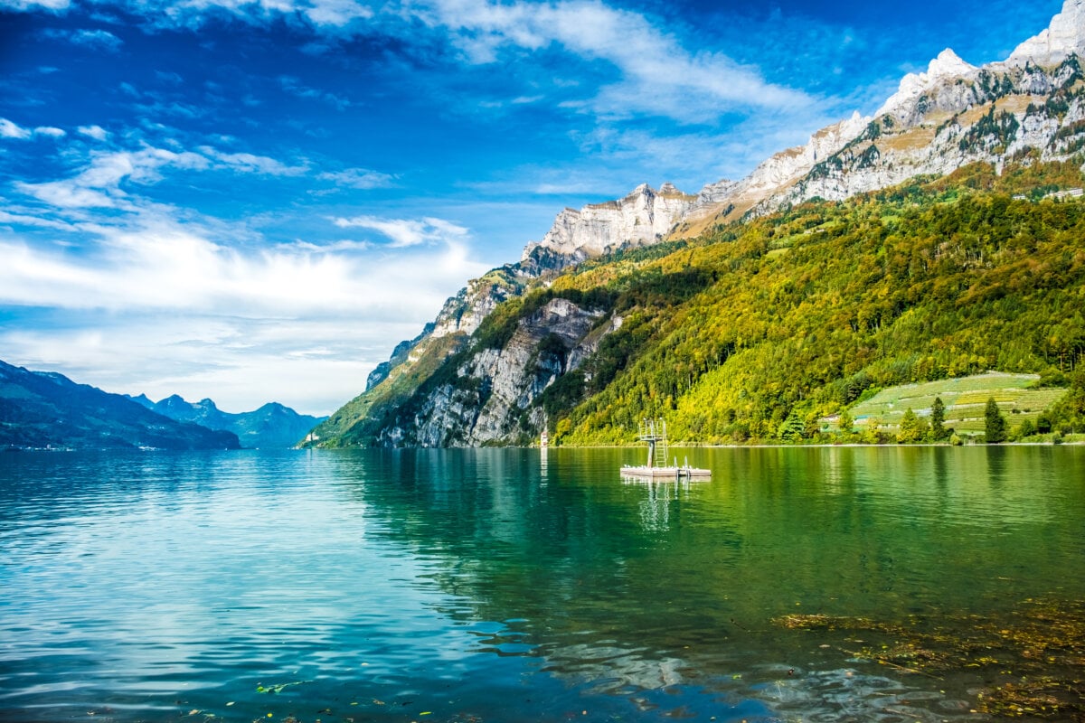 Lake Walen, Switzerland