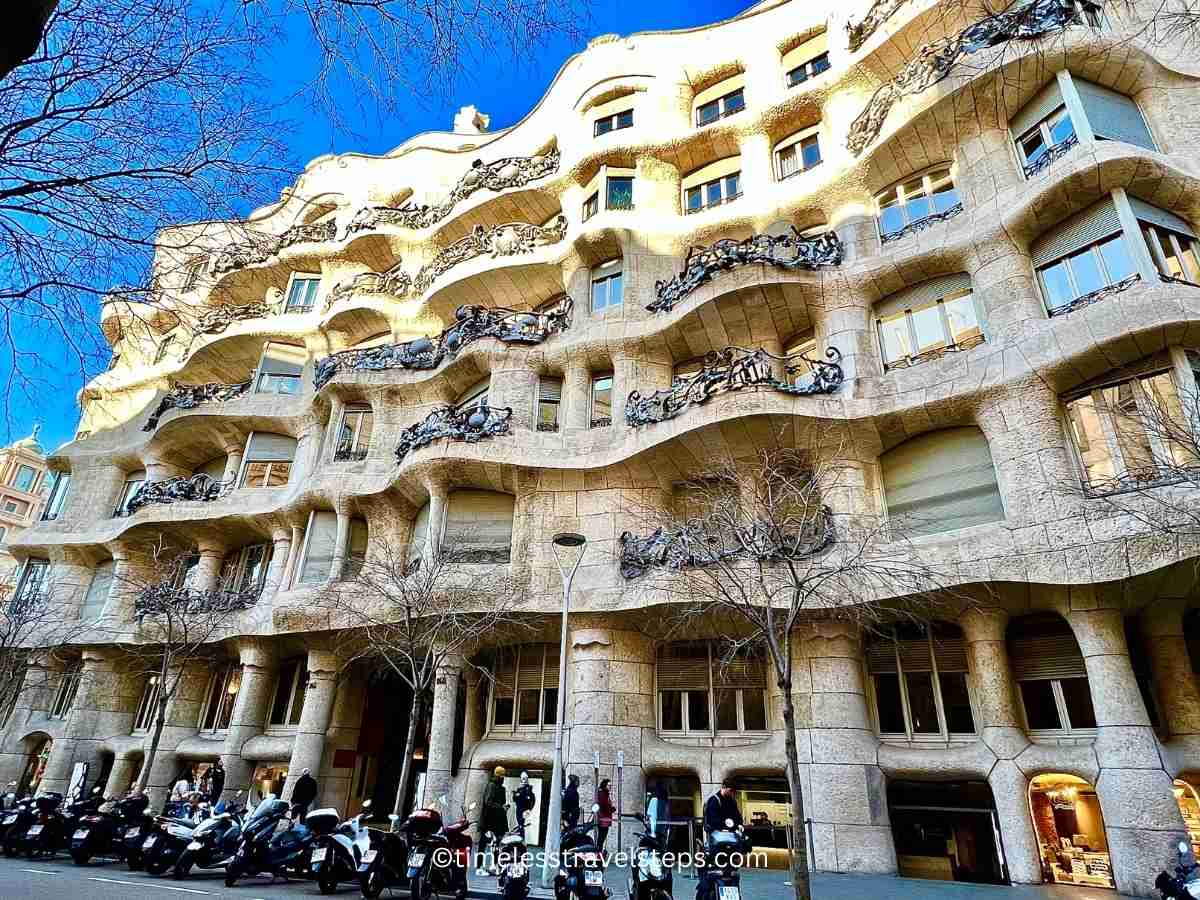 frontal view of La Predrera Barcelona