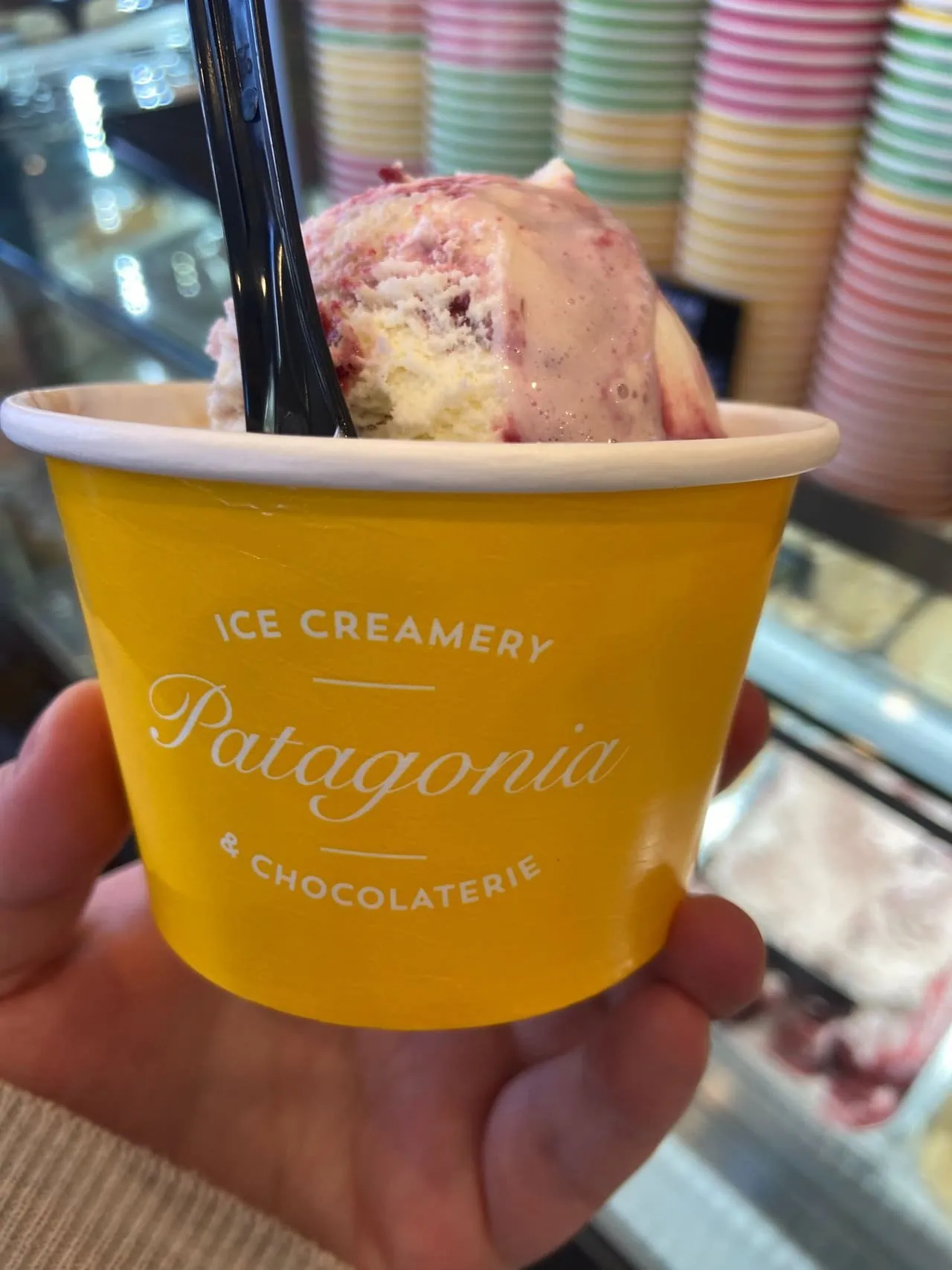 Patagonia Ice Cream in Queenstown, New Zealand