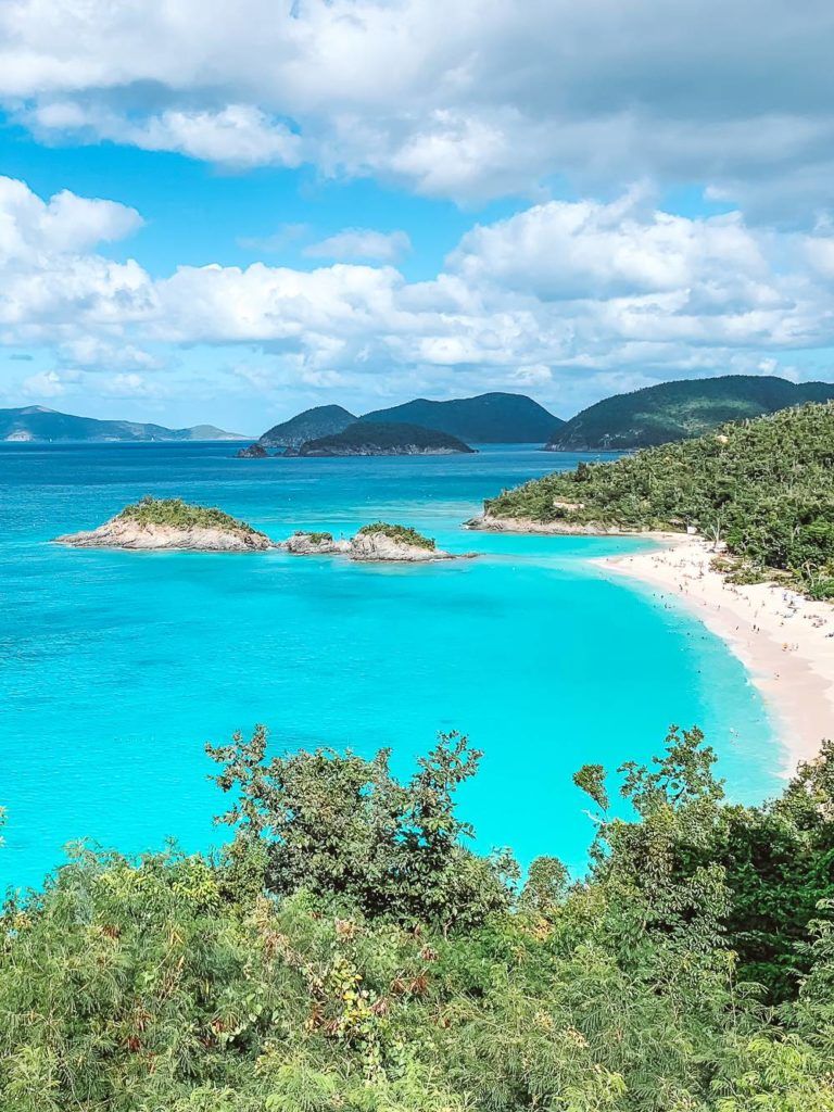 Trunk Bay Overlook in St John USVI