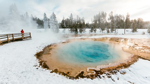 Ferrantraite/Getty Images Gupta now prefers to visit Yellowstone in winter when there's fewer tourists (Credit: Ferrantraite/Getty Images)