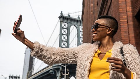 Leo Patrizi/Getty Images Selfie culture has ruined the streets of Dumbo, according to Allison Tick (Credit: Leo Patrizi/Getty Images)