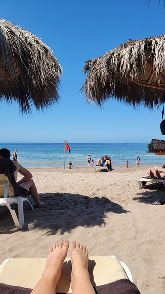 Working from the beach