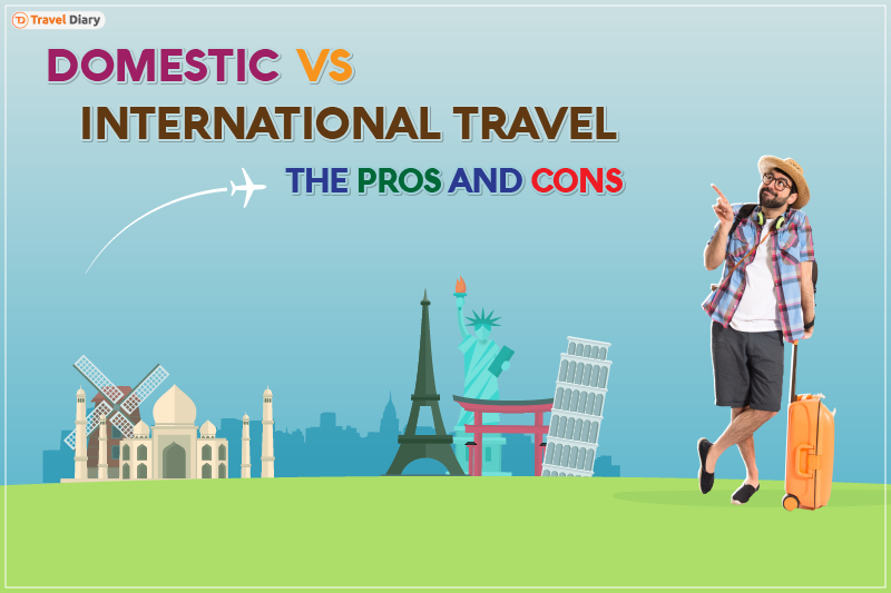 Domestic vs. international travel