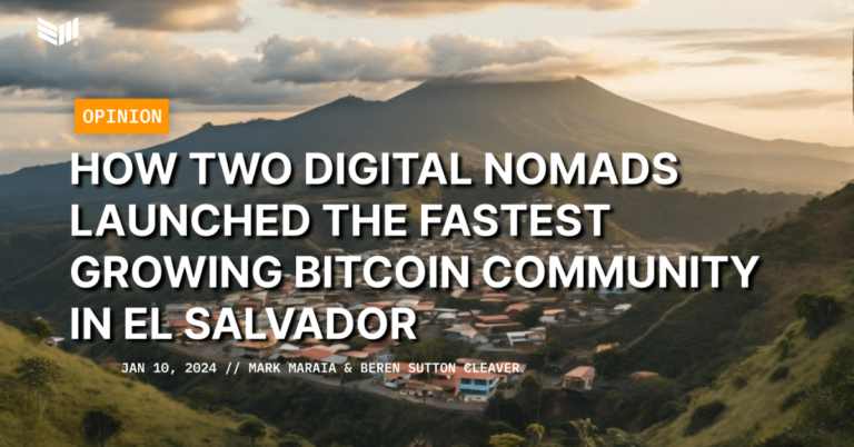 How Two Digital Nomads Launched The Fastest Growing Bitcoin Community In El Salvador