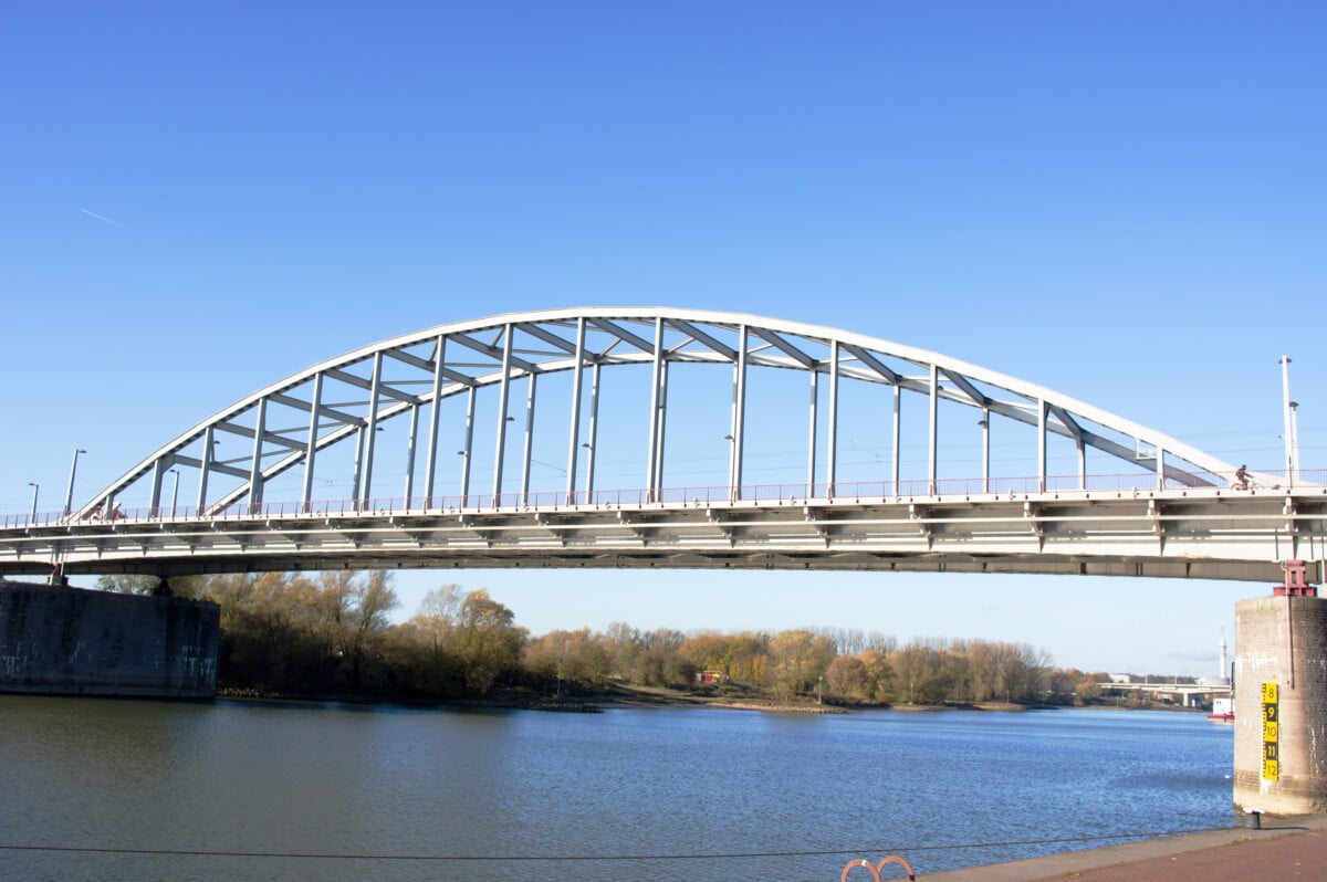 John Frost Bridge in Arnhem, Netherlands