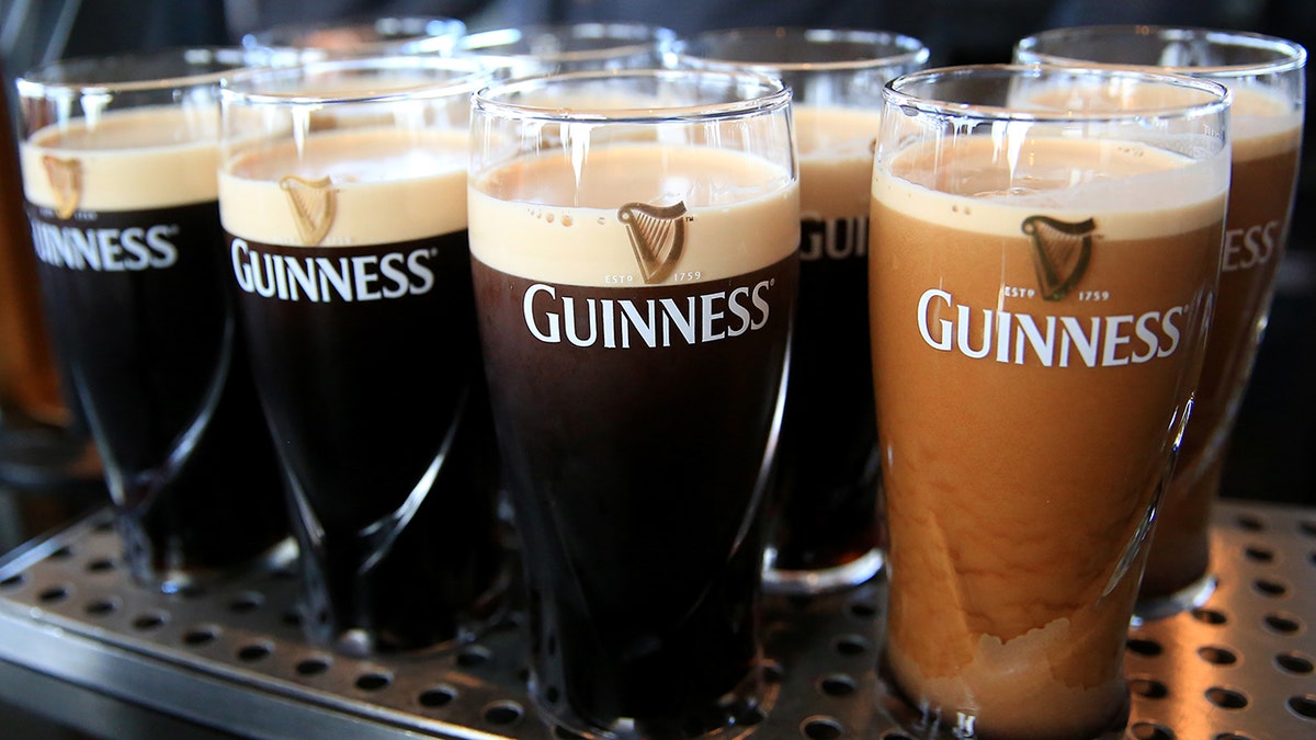 Glasses of Guinness