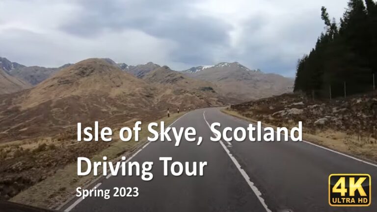 Isle of Skye, Scotland, Driving Tour - 4K