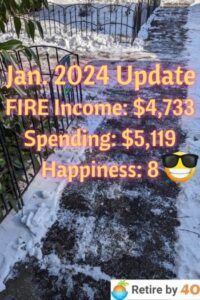 January 2024 FIRE Update