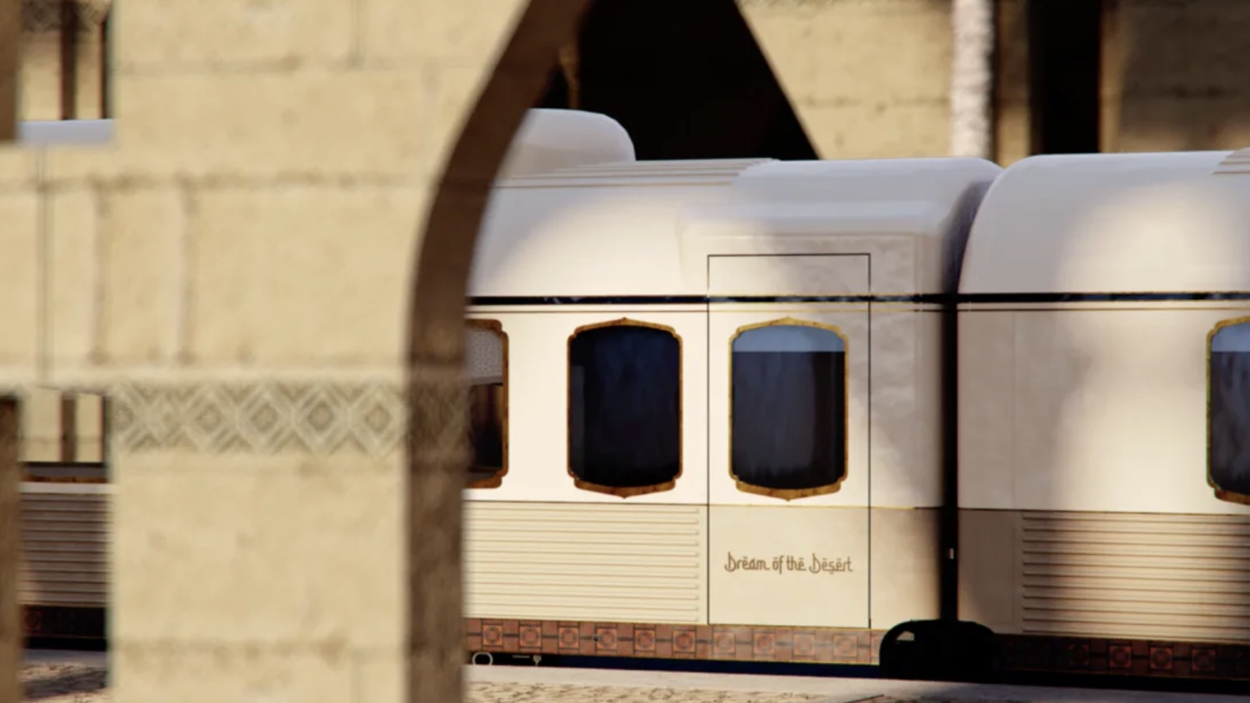 Luxury train travel Saudi Arabia, on the Dream of the Desert.