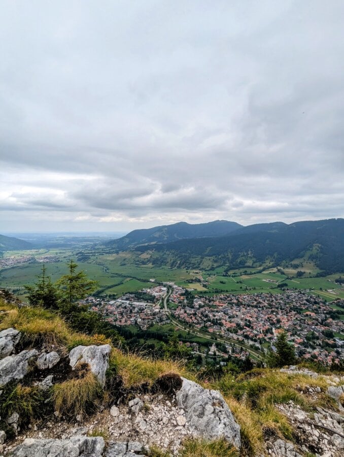 Oberammergau and skyline in Germany