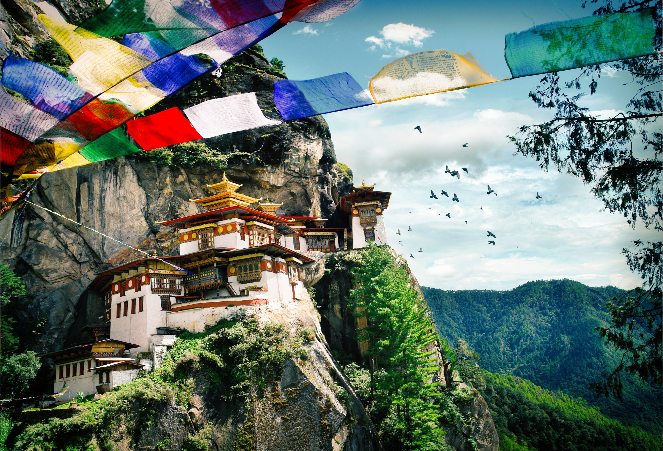 Tiger’s Nest Monastery, Bhutan, one of the countries that Travel Differently visits (Getty Images)