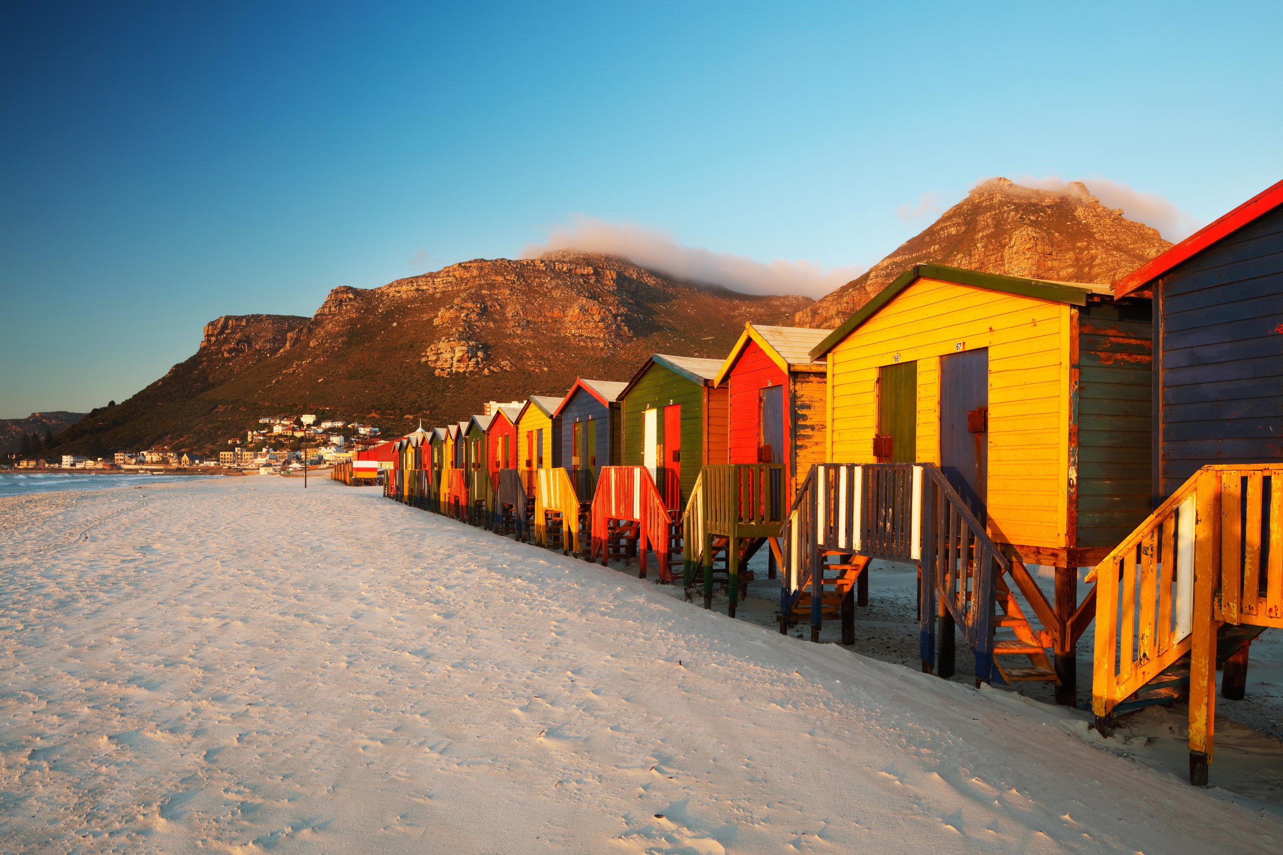 Muizenberg beach in Cape Town, one of Origin’s destinations (Alamy)