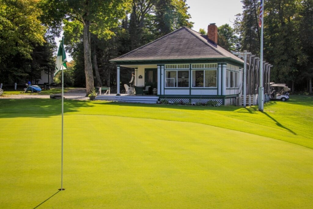 Wawashkamo Golf Club in Mackinac Island, Michigan