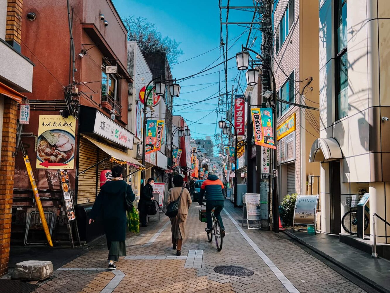 Local cycling tour through Koenji, in West Side Tokyo.