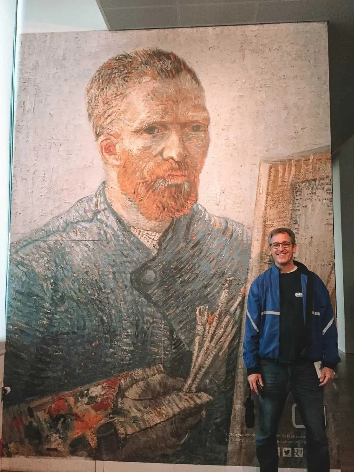 Visiting the Van Gogh Museum in Amsterdam with dad in 2018, Amsterdam and Paris itinerary