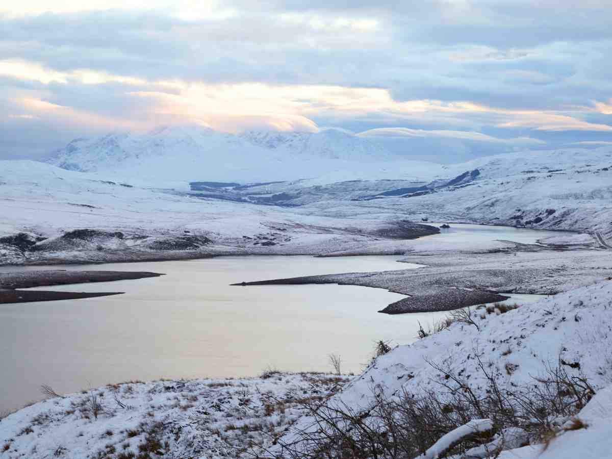 winter landscape in snow the best time to travel to the isle of skye weather guide