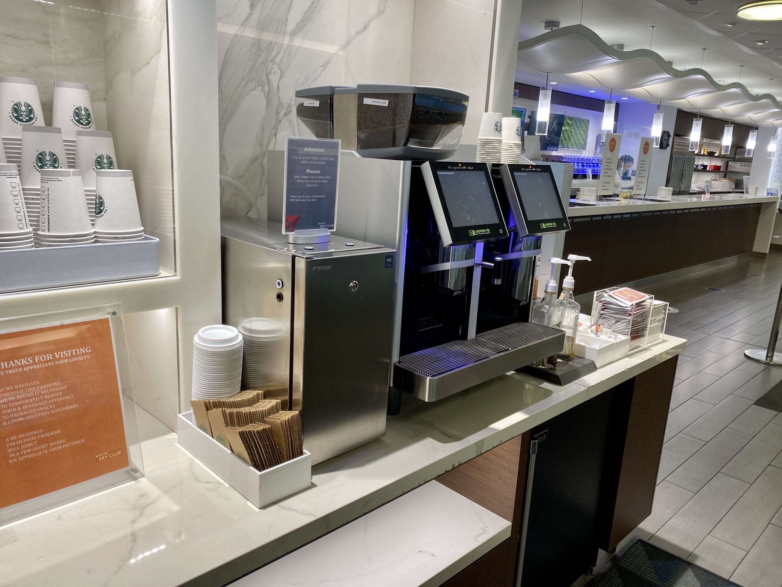 delta sky club coffee