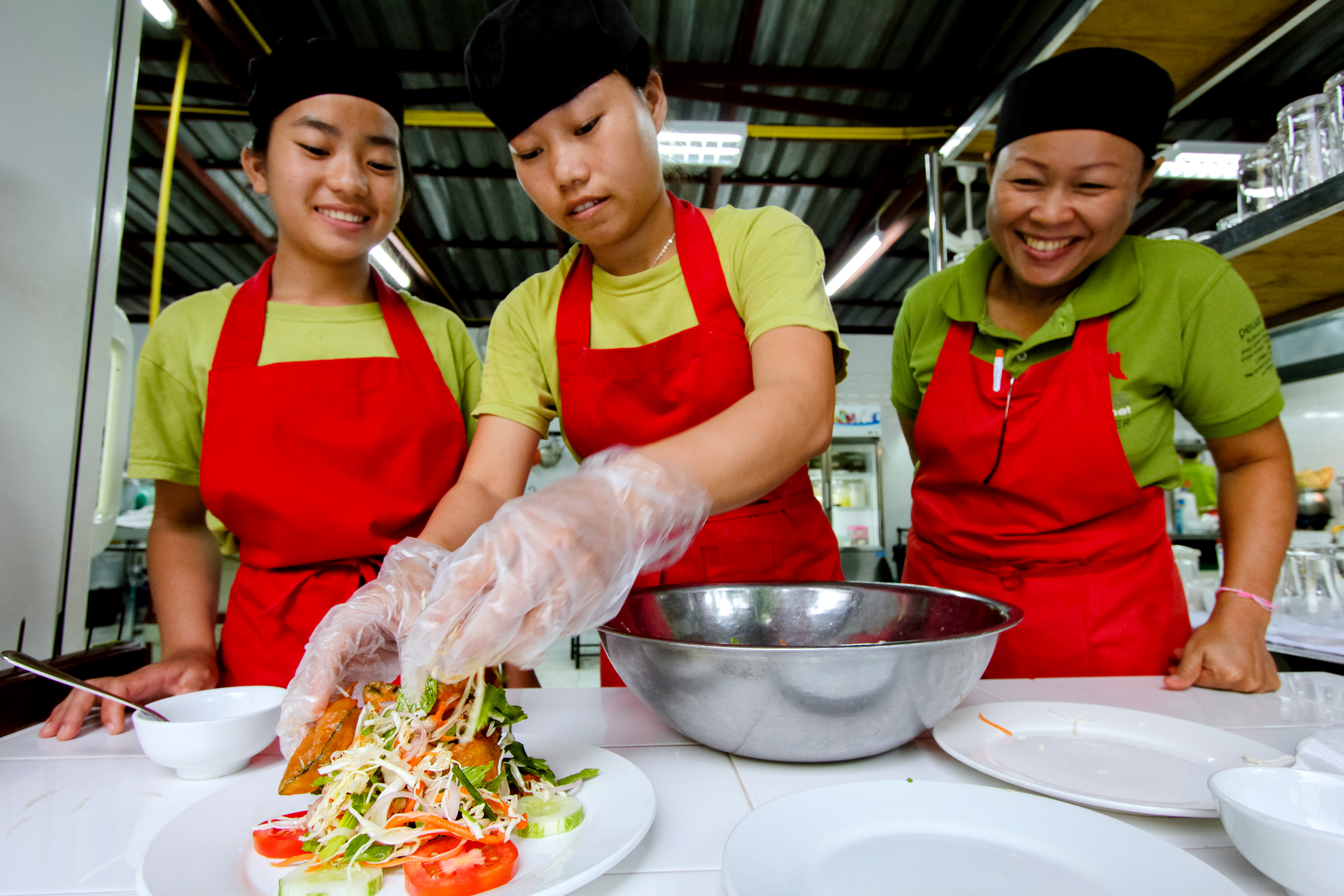  Kitchen class in Laos with Intrepid Travel, a sustainable travel company