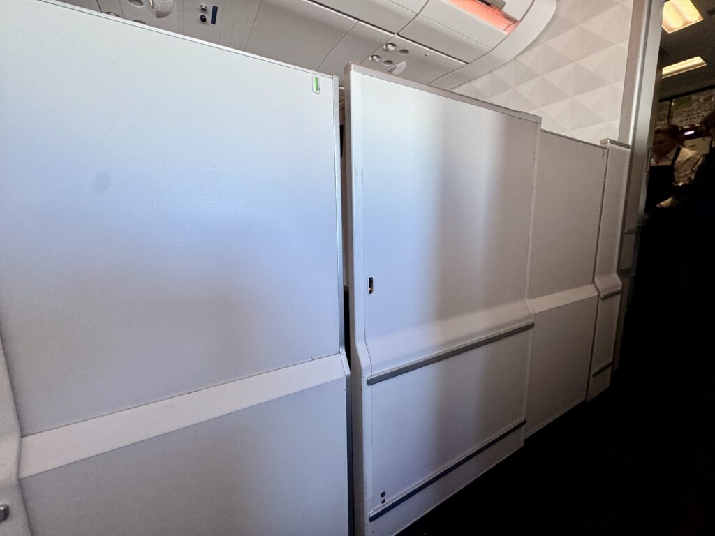 Delta One suite doors