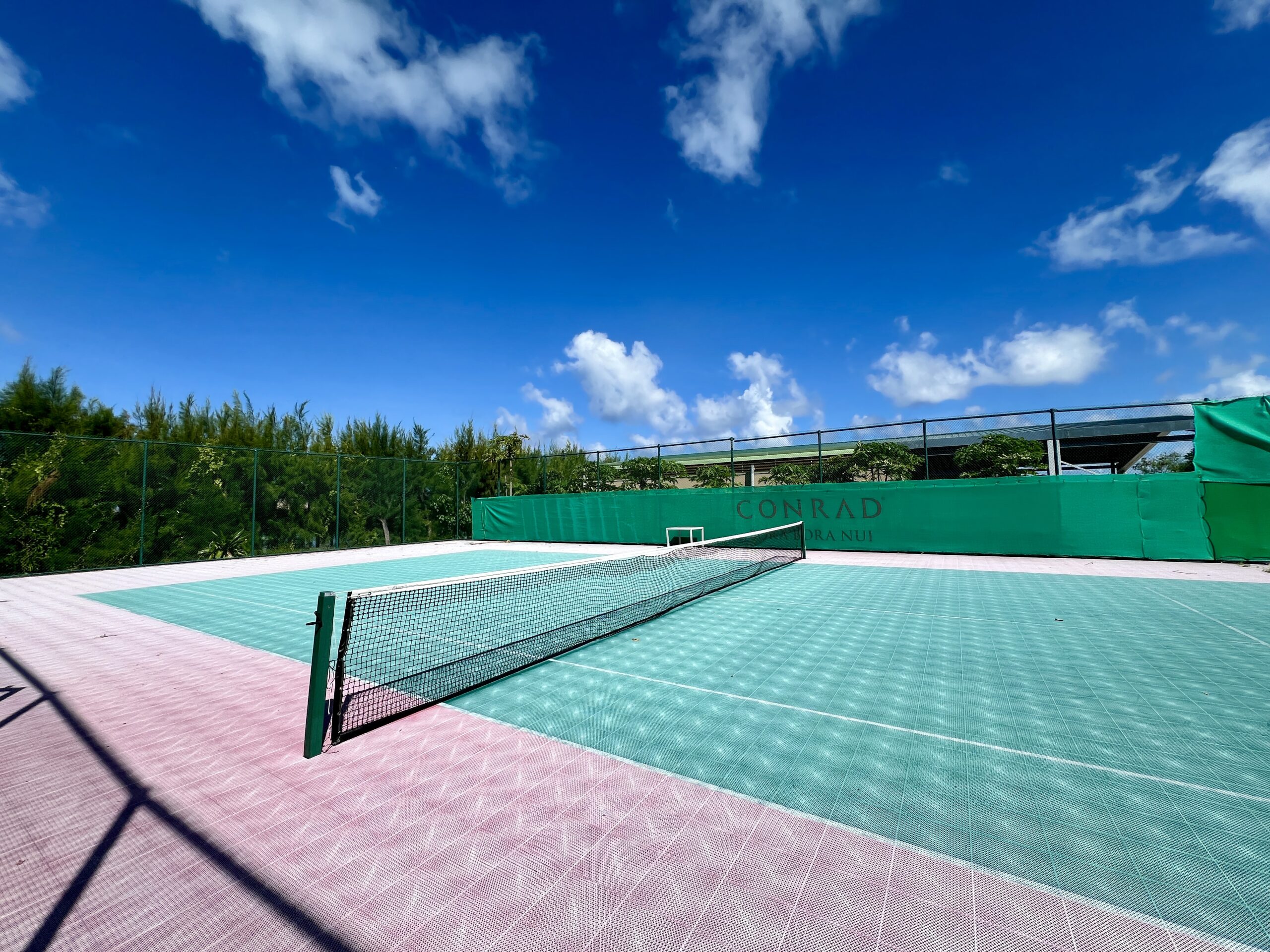 conrad bora bora nui tennis court