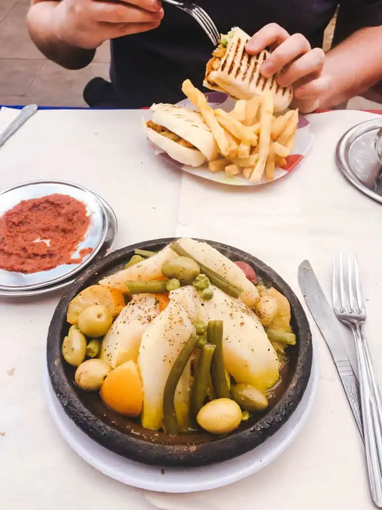 Chicken tajine in Morocco