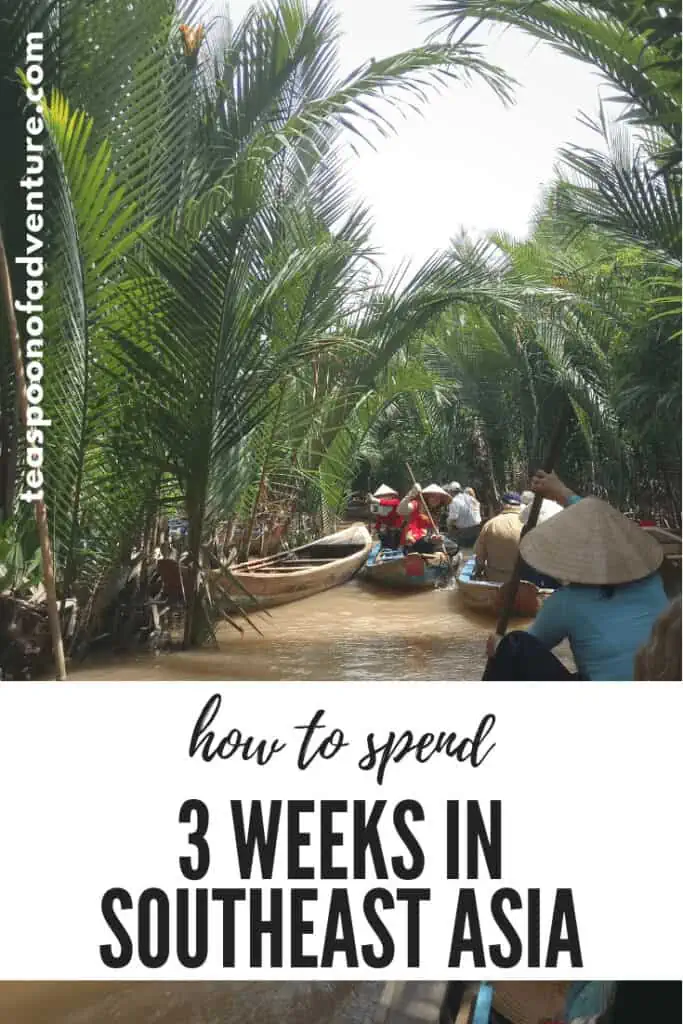 How to spend 3 weeks in Southeast Asia! Your itinerary for three weeks in Southeast Asia visiting Singapore, Cambodia, Thailand and more!