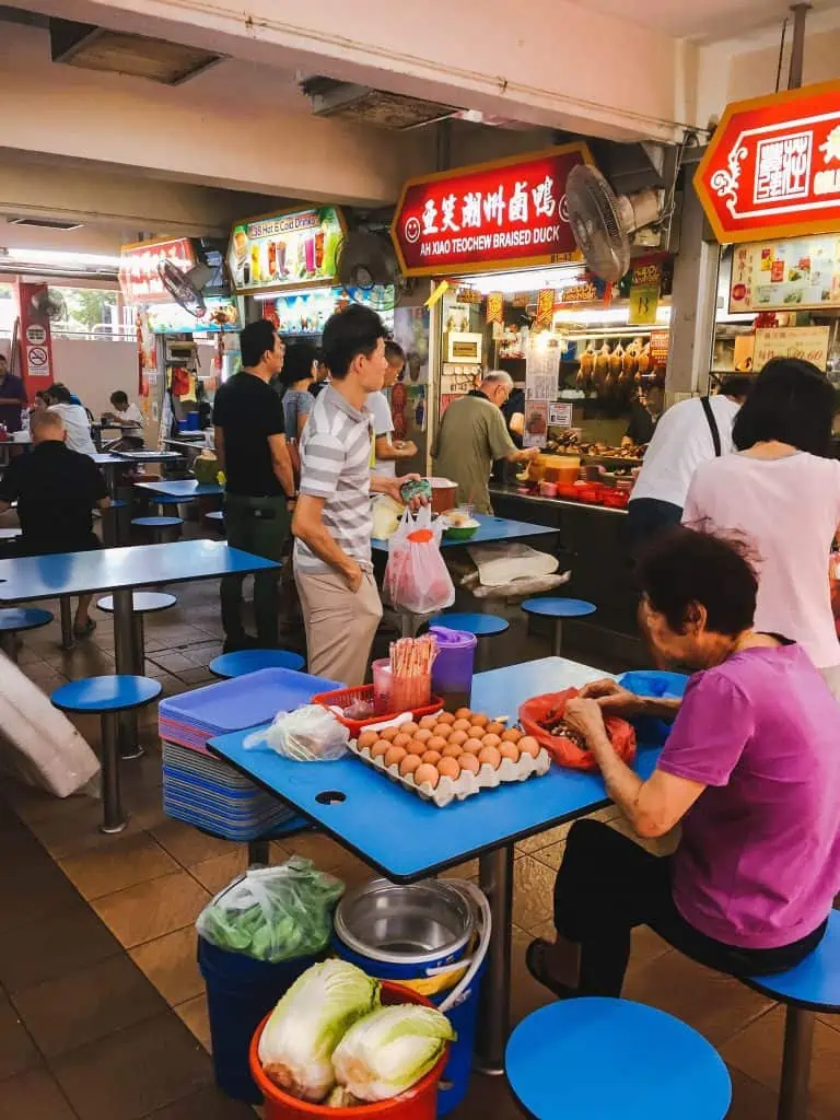 hawker centre in Singapore, Southeast Asia