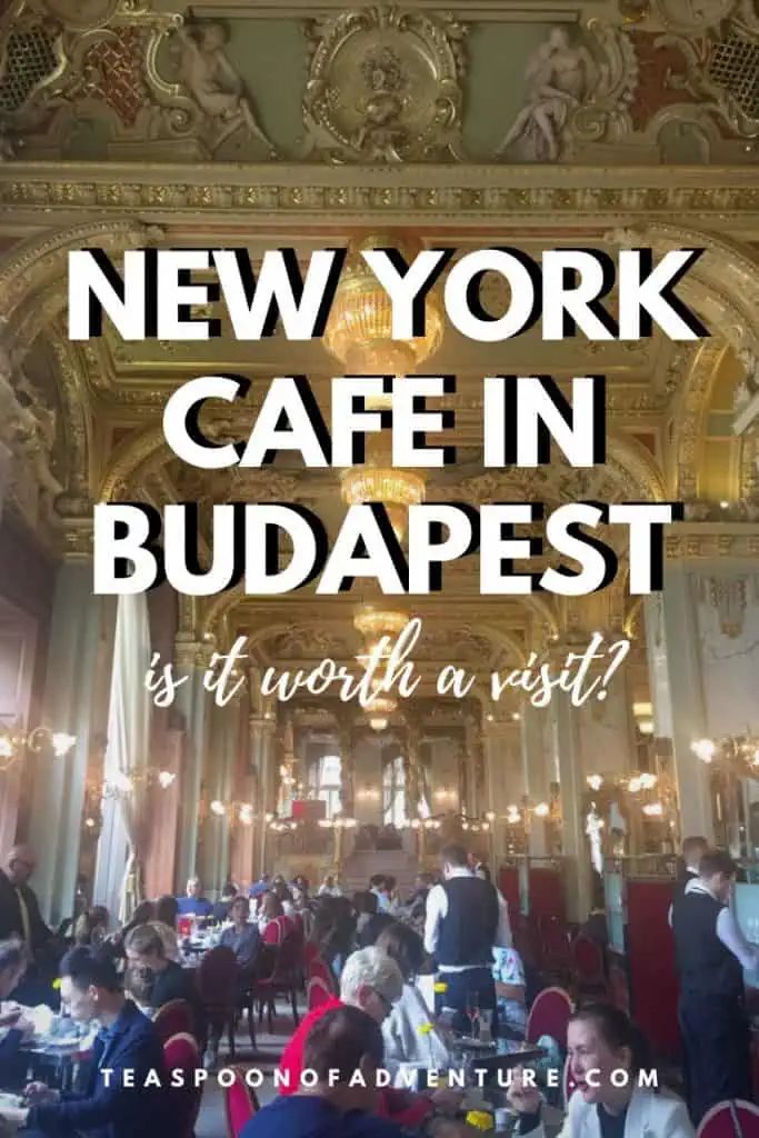 They say it's the most beautiful cafe in the world but is the New York Cafe in Budapest worth it? #budapest #hungary #europe #travel #traveltips #newyorkcafe