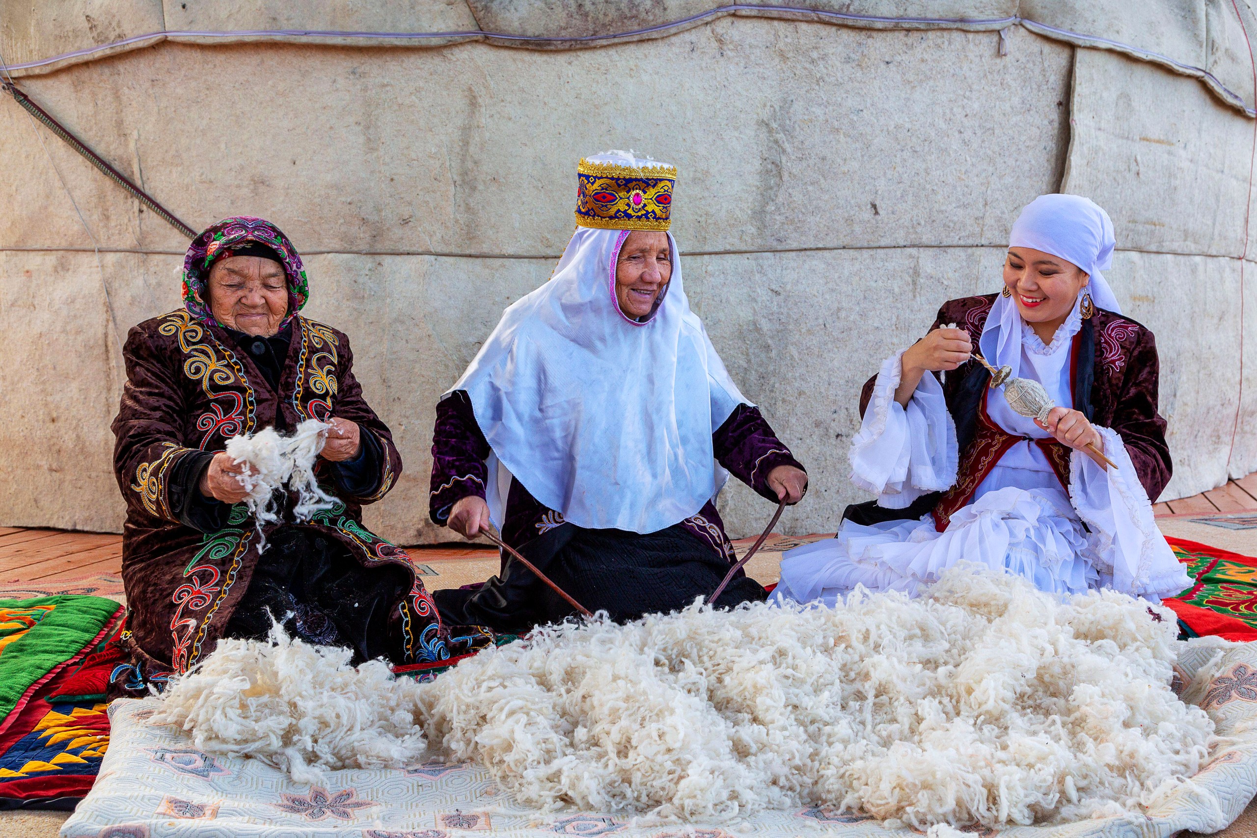 Women at work in Almaty, Kazakhstan (Alamy)