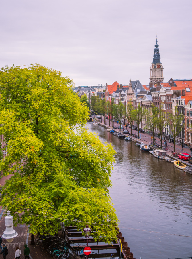 Kloveniersburgwal, Amsterdam in September