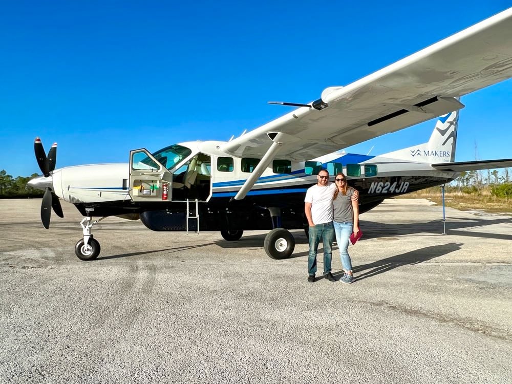 how to get to staniel cay makers air