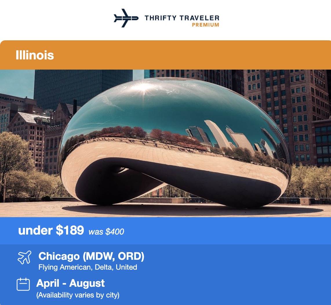 Chicago flight deal