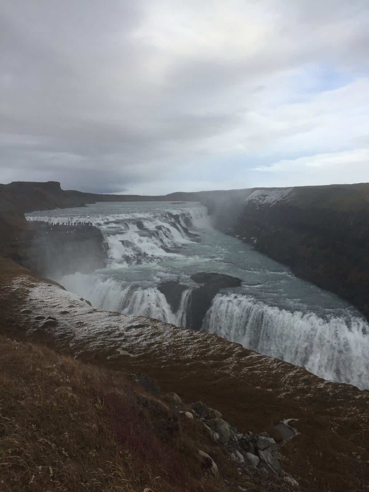 Gullfoss waterfalls on Iceland's Golden Circle tour