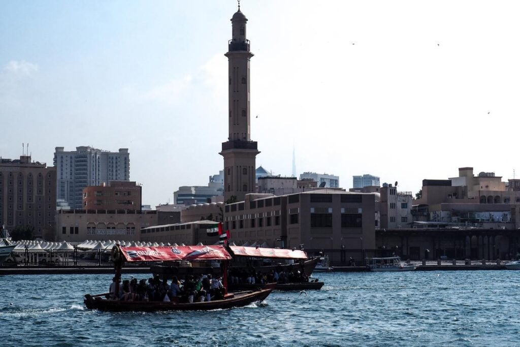 Traditional Abra Ride at Deira's Old Souq Marine Transport Station, Dubai