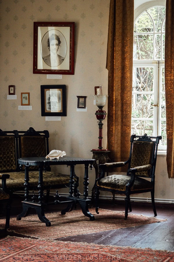 A period room at the Nato Vachnadze House Museum in Georgia.