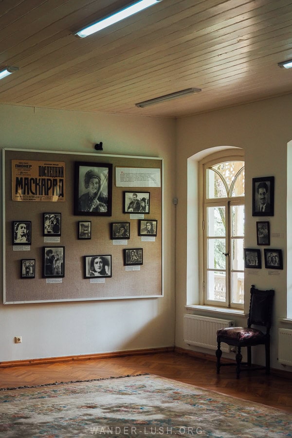 An exhibition of Soviet-Georgian film at the Nato Vachnadze House Museum.